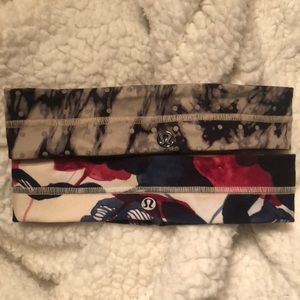 Set of 2 Lululemon headbands!